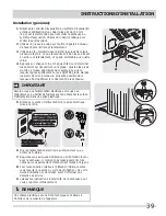 Preview for 39 page of Frigidaire 137112300B Installation Instructions Manual