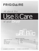 Frigidaire 137118700A Use & Care Manual preview