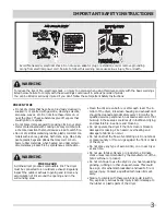 Preview for 3 page of Frigidaire 137118700A Use & Care Manual