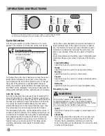 Preview for 8 page of Frigidaire 137118700A Use & Care Manual