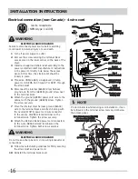 Preview for 16 page of Frigidaire 137134900B Installation Instructions Manual