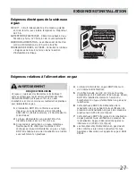 Preview for 27 page of Frigidaire 137134900B Installation Instructions Manual