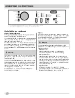 Preview for 10 page of Frigidaire 137181900A Use & Care Manual