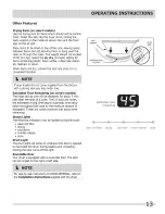 Preview for 13 page of Frigidaire 137349700A Use & Care Manual