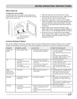 Предварительный просмотр 17 страницы Frigidaire 137408600C Use & Care Manual