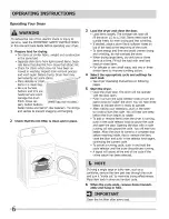 Preview for 6 page of Frigidaire 137410100A Use & Care Manual