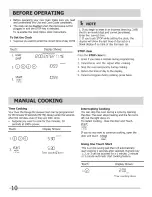 Preview for 10 page of Frigidaire 1402483L Use & Care Manual
