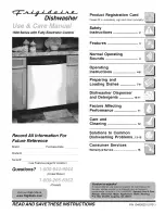 Frigidaire 1500 Series Use & Care Manual preview