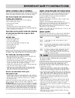 Preview for 7 page of Frigidaire 16495056 Use & Care Manual