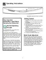 Preview for 4 page of Frigidaire 2000 series Use & Care Manual