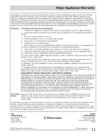 Preview for 11 page of Frigidaire 2020213A0496 Use & Care Manual