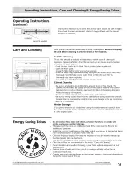 Preview for 9 page of Frigidaire 2020213A0497 Use & Care Manual