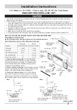 Preview for 1 page of Frigidaire 2020219A0951 Installation Instructions Manual