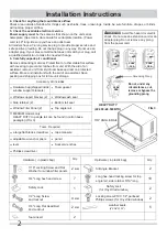 Предварительный просмотр 2 страницы Frigidaire 2020219A0951 Installation Instructions Manual