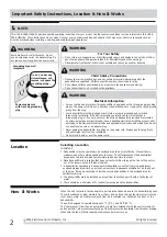 Preview for 2 page of Frigidaire 2020266A0107 Use And Care Manual