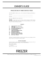 Frigidaire 216602400 (9712) Owner'S Manual предпросмотр
