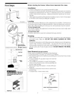 Предварительный просмотр 3 страницы Frigidaire 216760400 Owner'S Manual