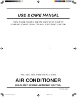 Frigidaire 220201d038 Use And Care Manual preview