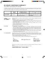 Preview for 2 page of Frigidaire 220218A007 Use And Care Manual