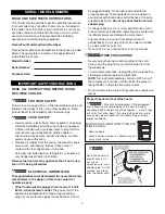 Preview for 2 page of Frigidaire 241846000 Use & Care Manual