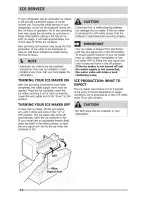 Preview for 14 page of Frigidaire 241857202 Use & Care Manual