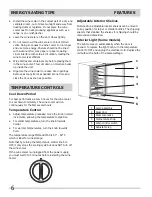 Preview for 6 page of Frigidaire 242101800 Use & Care Manual