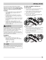 Предварительный просмотр 5 страницы Frigidaire 242108500 Important Safety Instructions Manual