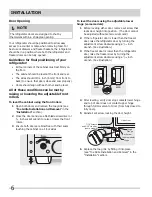 Предварительный просмотр 6 страницы Frigidaire 242108500 Important Safety Instructions Manual