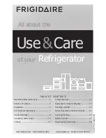 Frigidaire 242108503 Use & Care Manual preview