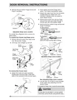 Preview for 8 page of Frigidaire 242111904 Use & Care Manual