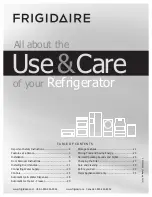 Frigidaire 242134903 Use & Care Manual preview