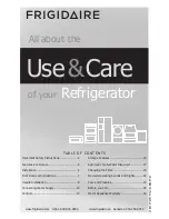 Frigidaire 242288200 Use And Care Manual preview