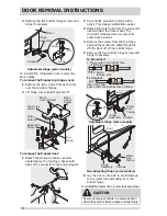 Preview for 8 page of Frigidaire 242288200 Use And Care Manual