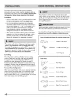 Preview for 4 page of Frigidaire 242290700 Use & Care Manual