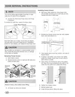 Предварительный просмотр 10 страницы Frigidaire 242292000 Use & Care Manual