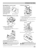 Предварительный просмотр 19 страницы Frigidaire 242292000 Use & Care Manual