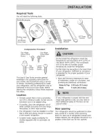 Предварительный просмотр 5 страницы Frigidaire 242292001 Use & Care Manual