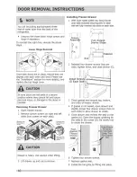 Предварительный просмотр 10 страницы Frigidaire 242292001 Use & Care Manual