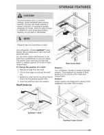 Предварительный просмотр 19 страницы Frigidaire 242292001 Use & Care Manual