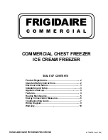 Frigidaire 297068500 User Manual preview