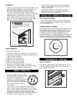 Preview for 4 page of Frigidaire 297081000 Use & Care Manual