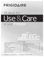 Frigidaire 297298800 Use & Care Manual preview