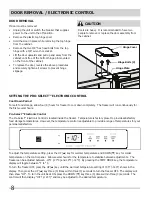 Предварительный просмотр 8 страницы Frigidaire 297298800 Use & Care Manual