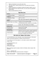 Preview for 5 page of Frigidaire 308-2414FR Instruction Manua