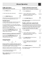 Preview for 9 page of Frigidaire 316495002 Use & Care Manual