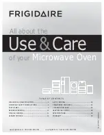 Frigidaire 316495054 Use & Care Manual preview