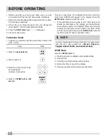 Preview for 10 page of Frigidaire 316495055 Use & Care Manual