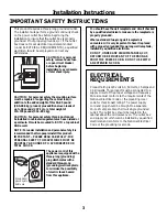 Preview for 3 page of Frigidaire 316495064 Installation Instructions Manual