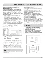 Preview for 5 page of Frigidaire 316495088 Use & Care Manual