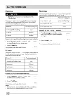 Preview for 22 page of Frigidaire 316495088 Use & Care Manual